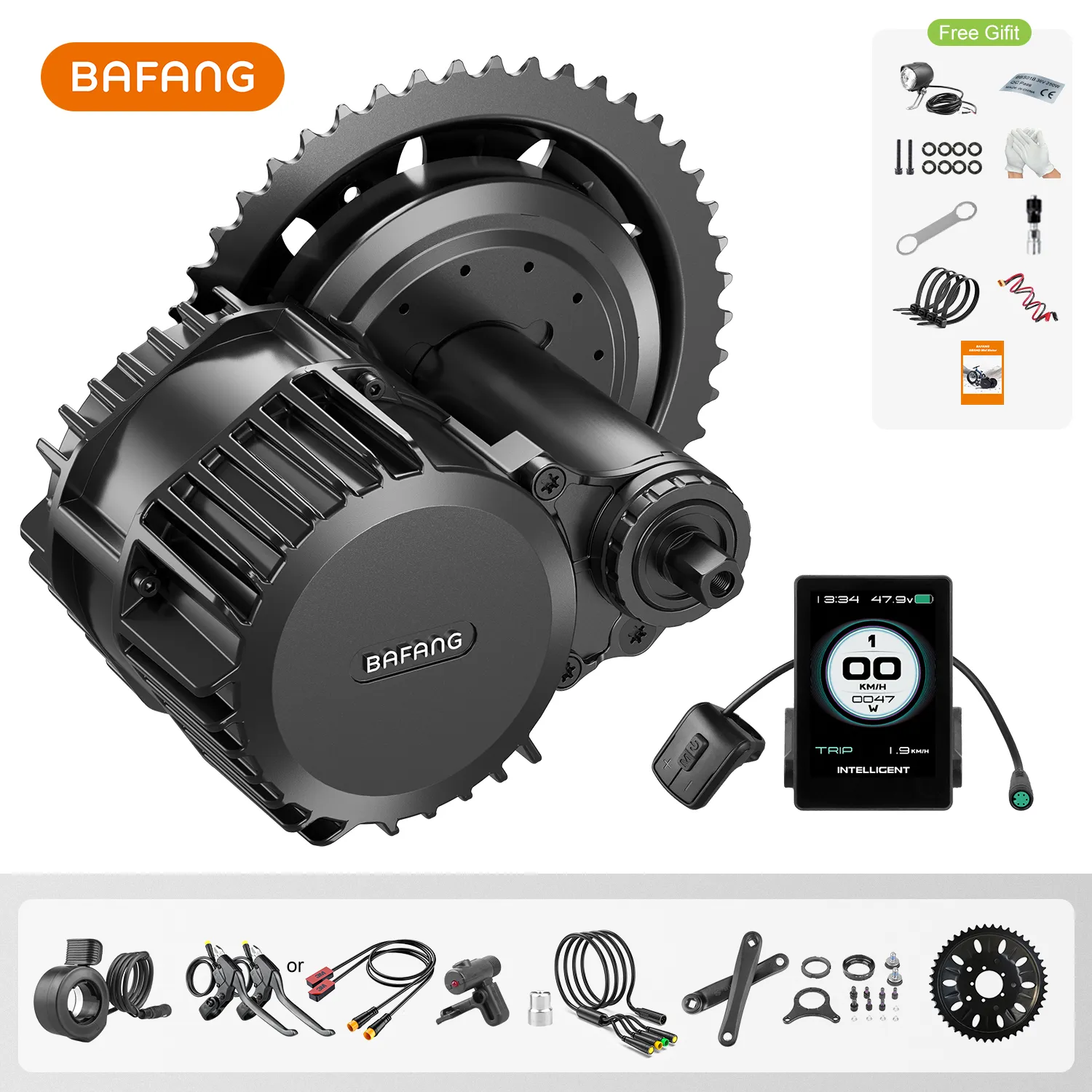Bafang Bbshd 1000W Conversion Kit - Bafang M615 MM G320.1000 UART เครื่องยนต์