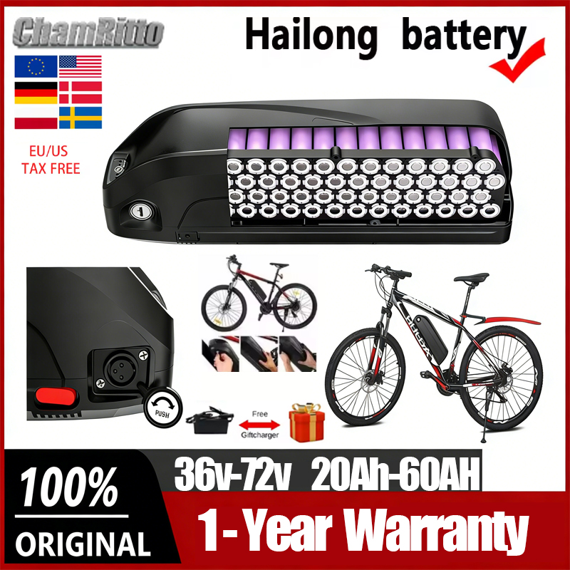 Ebike Battery 48V 20Ah Hailong - แบตเตอรี่จักรยานไฟฟ้า Hailong 36V 48V 52V 1000w