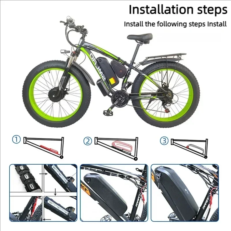 🔋 36-48-52V สำหรับมอเตอร์ไฟฟ้า - Ebike Battery 48V 20Ah Hailong บทวิจารณ์และราคา