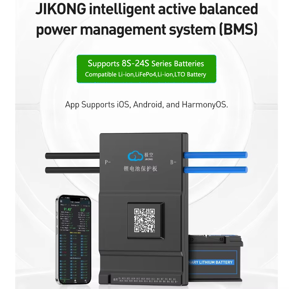 JK BMS ระบบปรับสมดุลแบบแอคทีฟ  - Smart Bms 72V 20S 150A Bluetooth บทวิจารณ์และราคา