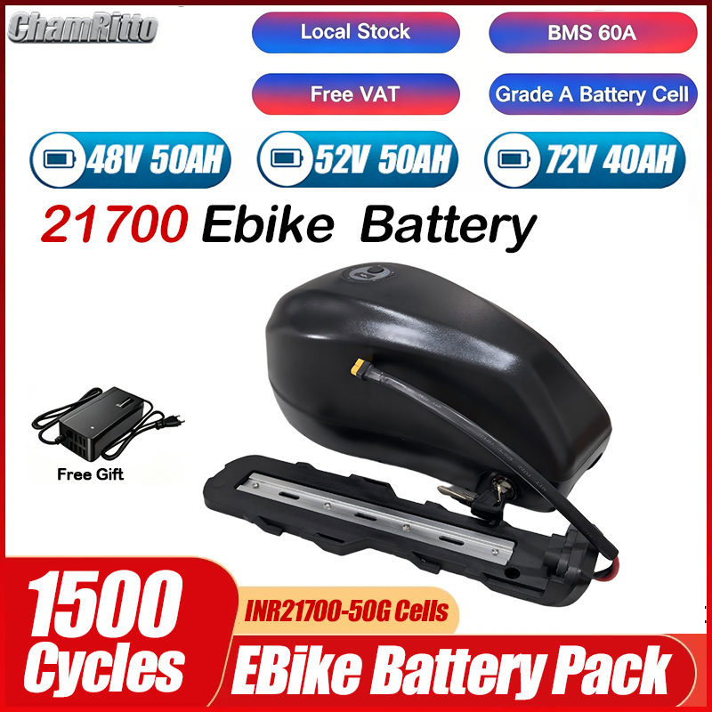 แบตเตอรี่ถังน้ำมันสำหรับจักรยา - Electric Bicycle Battery 72V 30Ah บทวิจารณ์และราคา