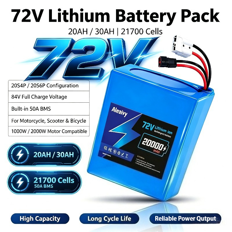 แบตเตอรี่ 72V 20S4P 20AH 20S6P - Electric Bicycle Battery 72V 30Ah บทวิจารณ์และราคา