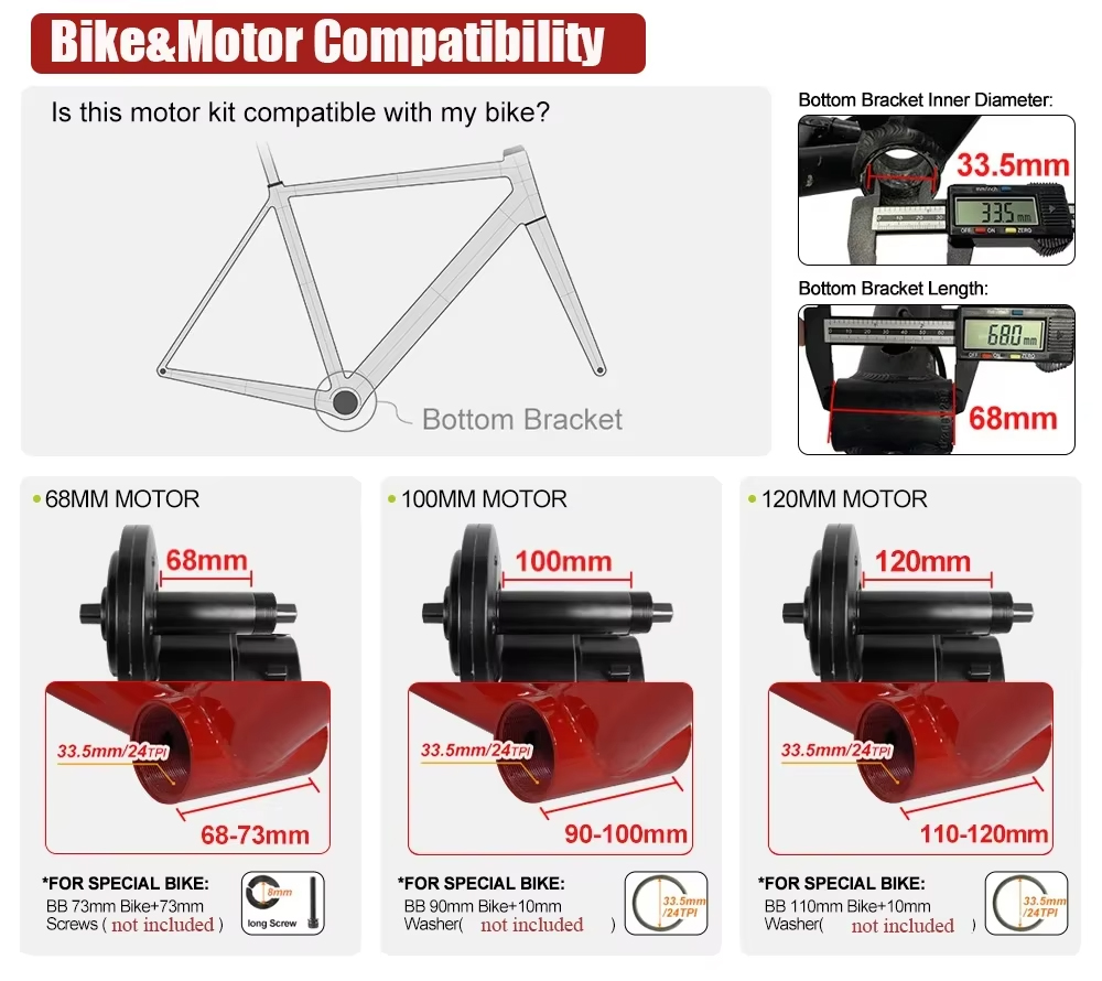 ชุดแปลงมอเตอร์ดุมล้อแบบไม่มีฟั - 72V 5000W Hub Motor Kit บทวิจารณ์และราคา